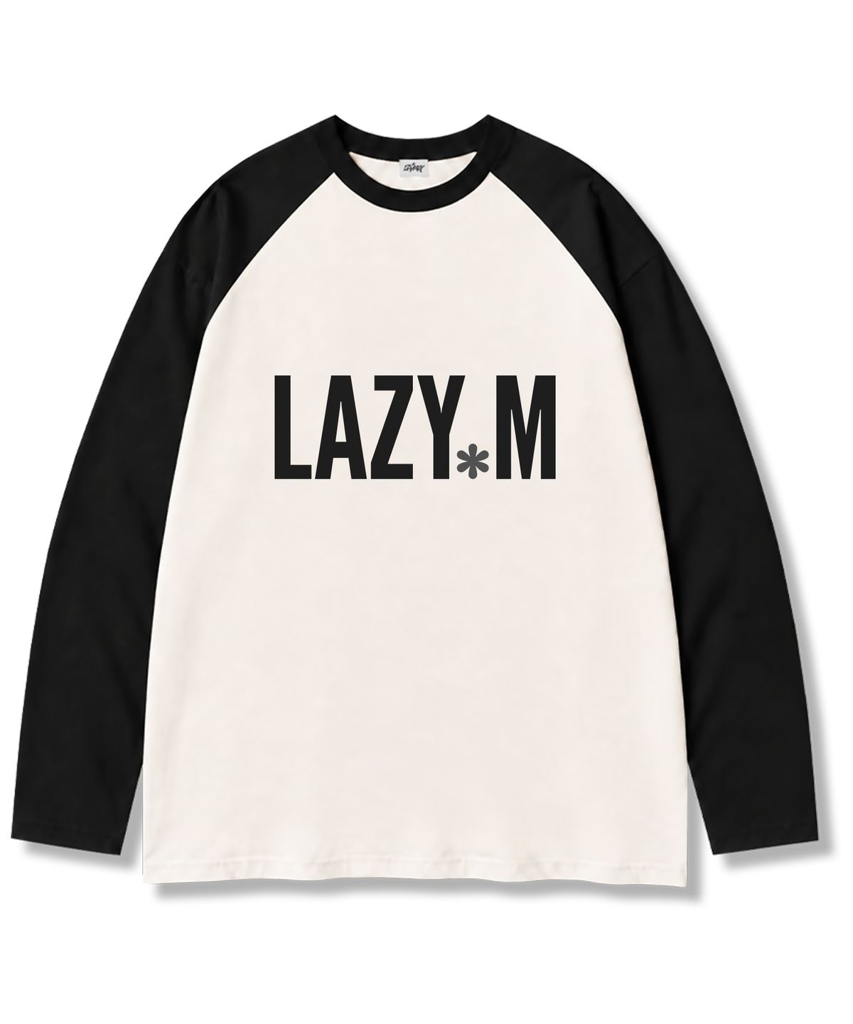 레이지메리(LAZYMERRY) LAZY.M 나그랑 배색 긴팔 티셔츠 3컬러