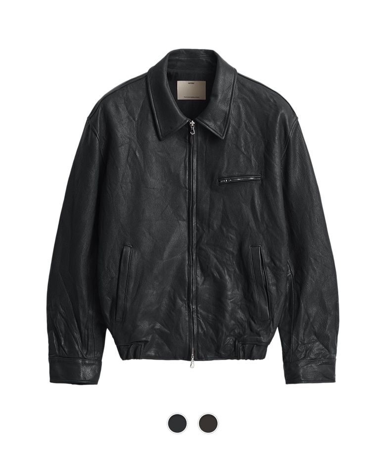 Goat Leather Jacket - 2 Color
