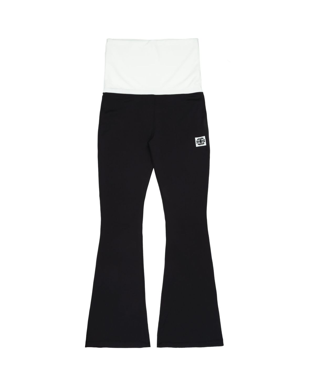 라이라이(LYELYE) Symbol Printing Folding Pants [Black]
