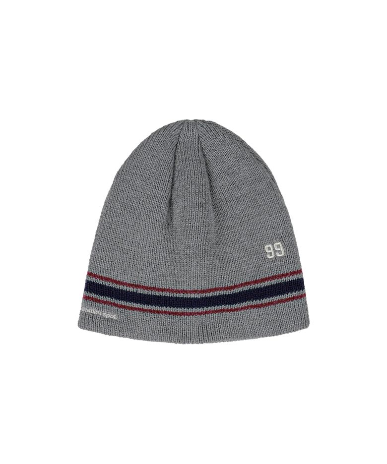 Stripe 99 Beanie Gray