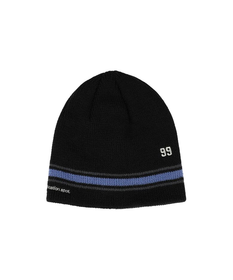 Stripe 99 Beanie Black