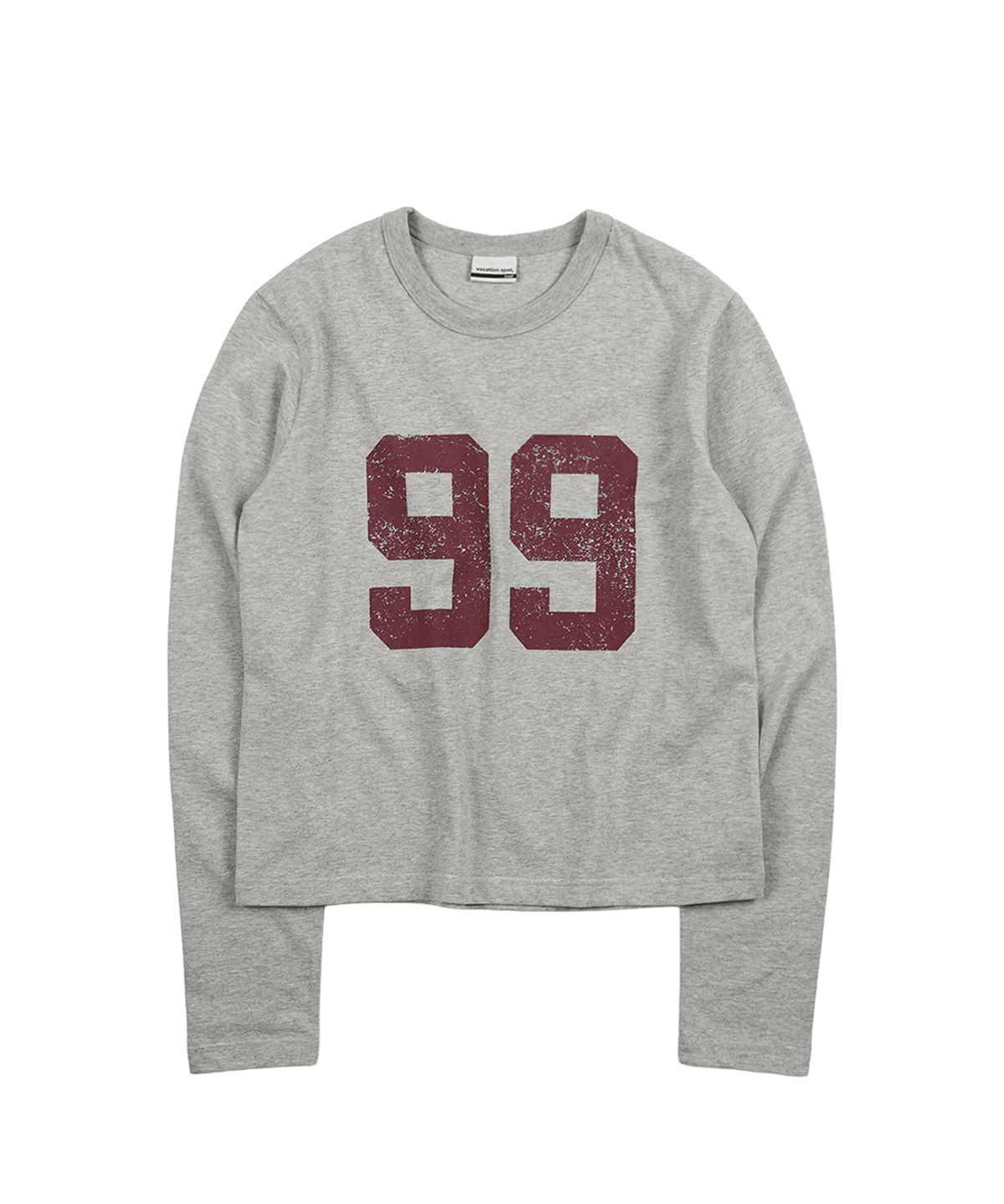 베케이션스팟(VACATIONSPOT) 99 Long Sleeve Tee Gray