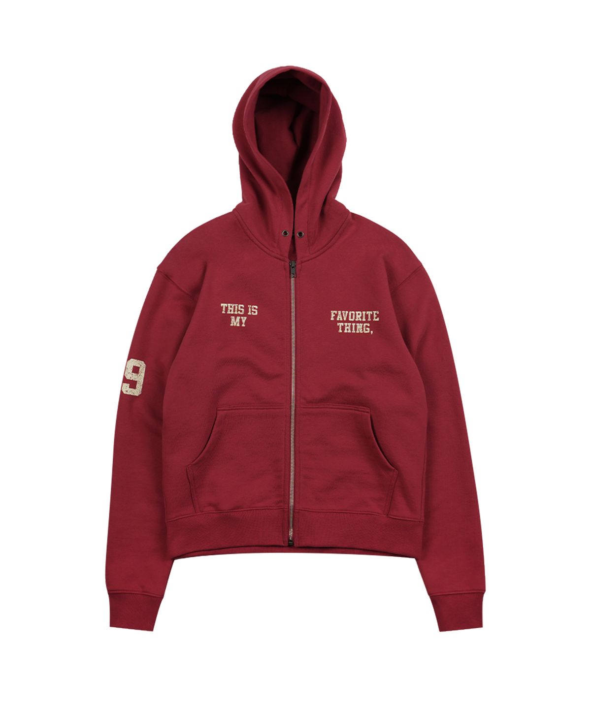 베케이션스팟(VACATIONSPOT) T.I.F Hooded Zip-Up Red