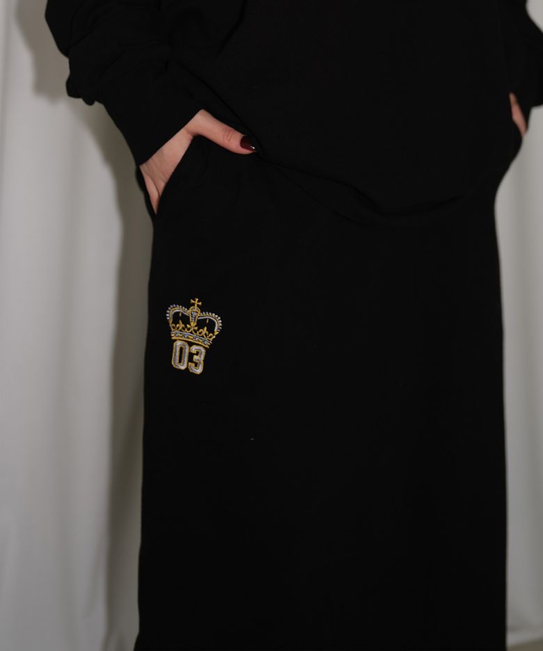 MY PK Long Skirt 피케 블랙
