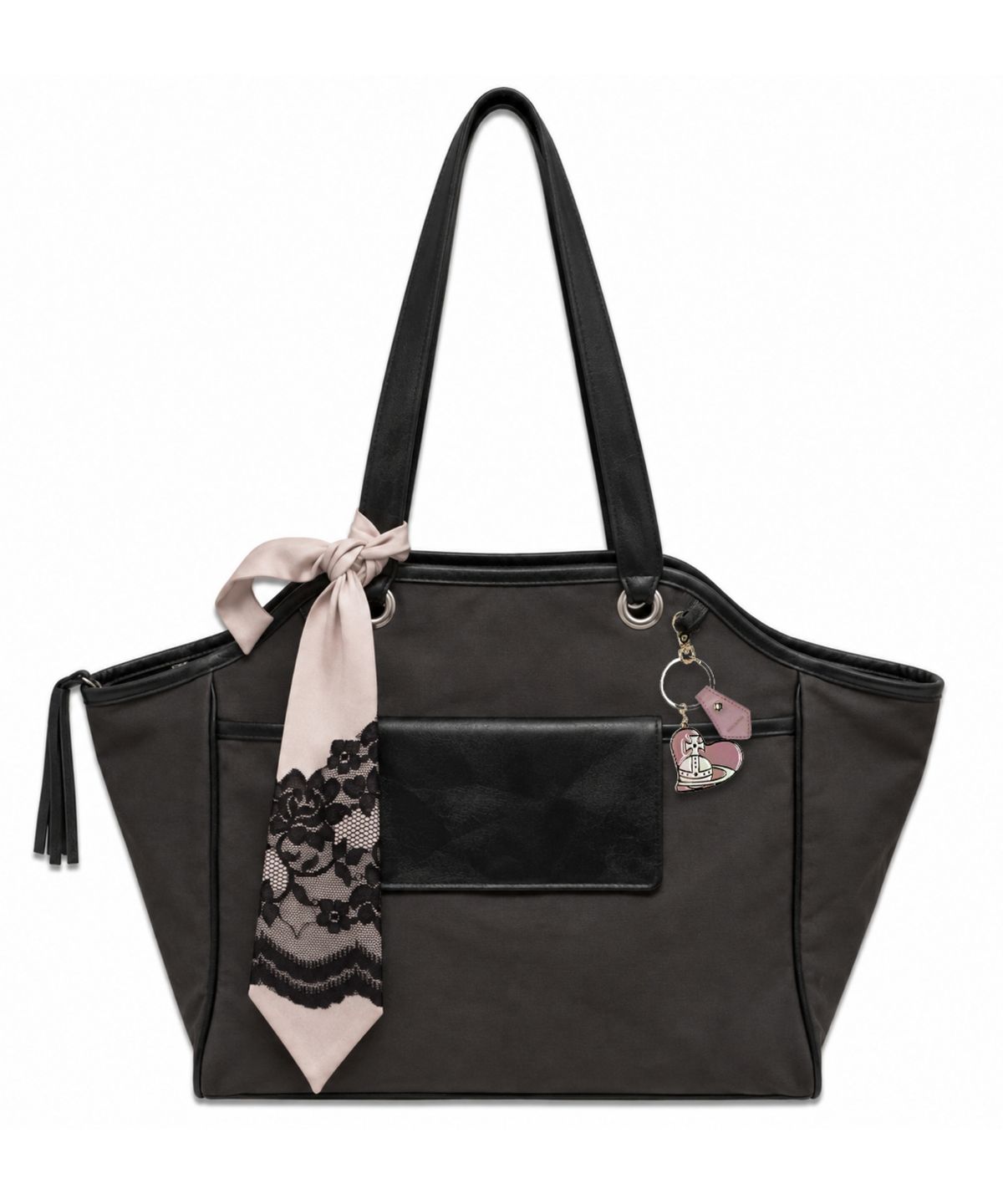 비주얼 컬렉터(VISUAL COLLECTOR) DUSTY EASY BIG BAG [CHARCOAL]