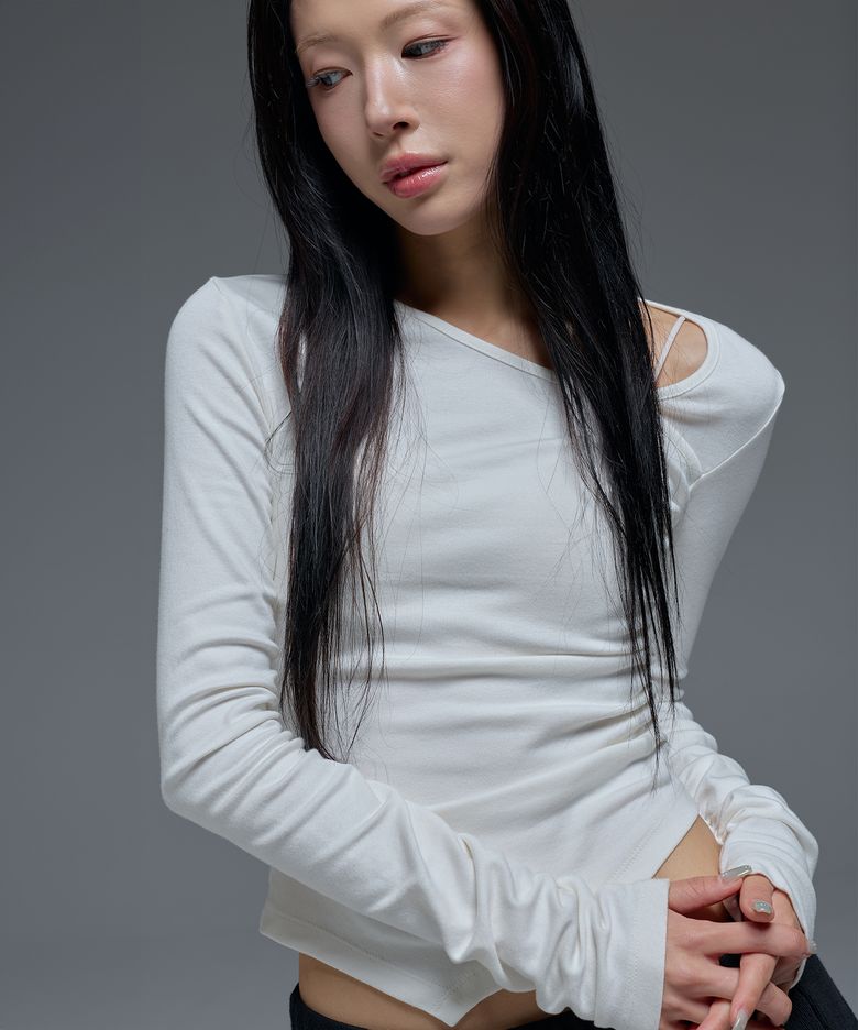 셔링긴팔 아이보리