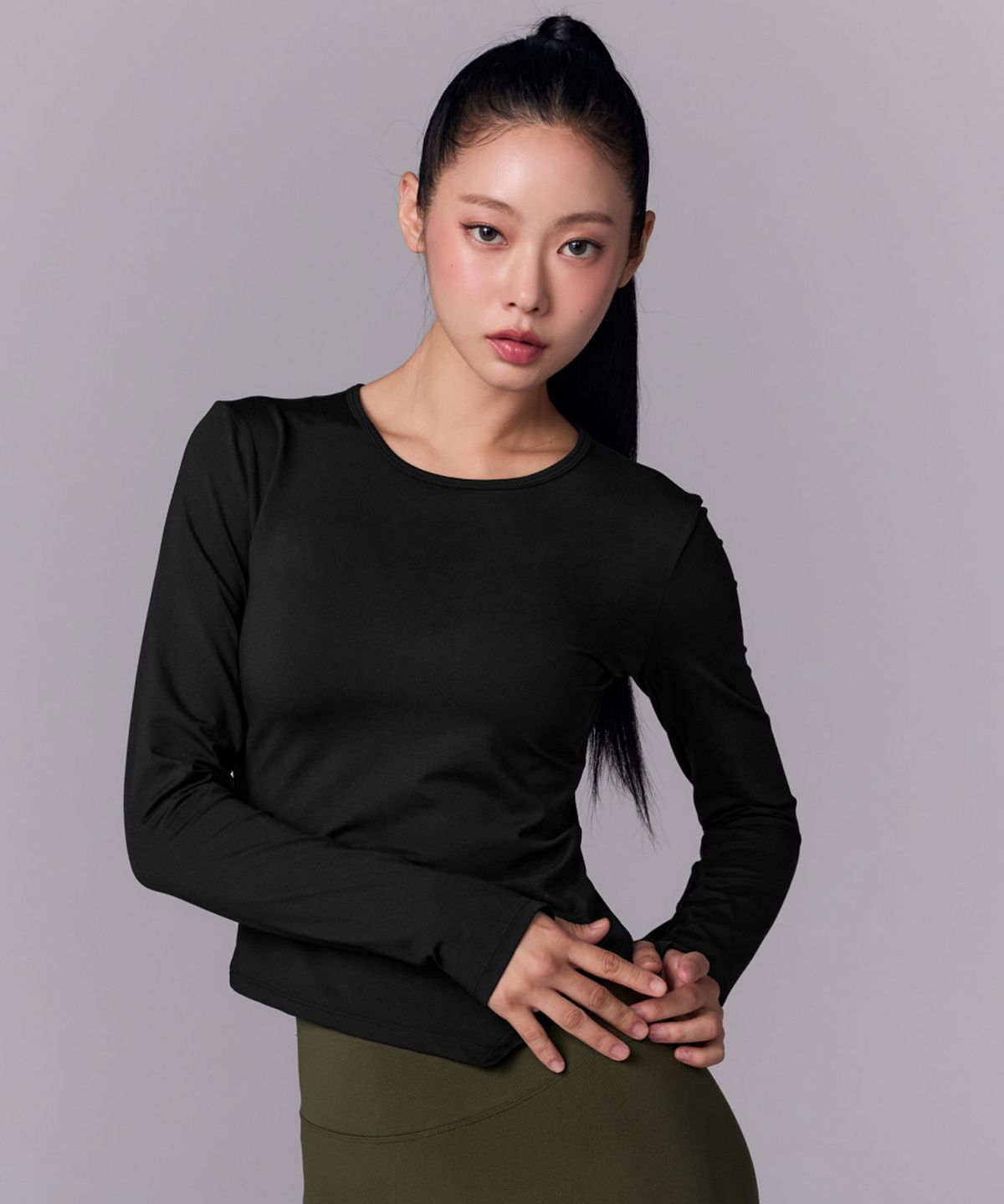 젝시믹스(XEXYMIX) 피치라이크 언밸런스 롱슬리브 XFL4TL1004