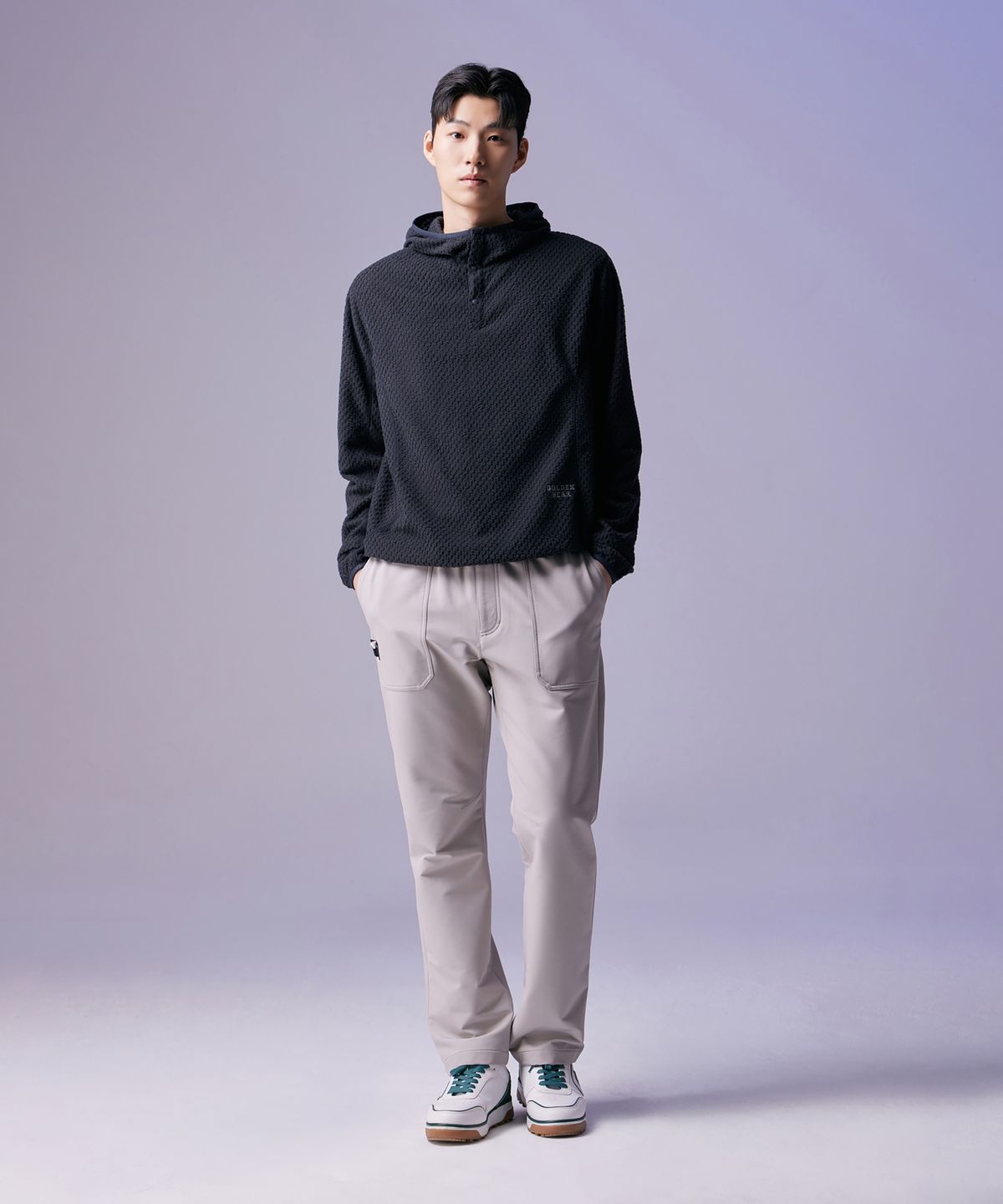 골든베어(GOLDEN BEAR) (남성) Brushed Essential Tapered Pants G4PAW26301GYX