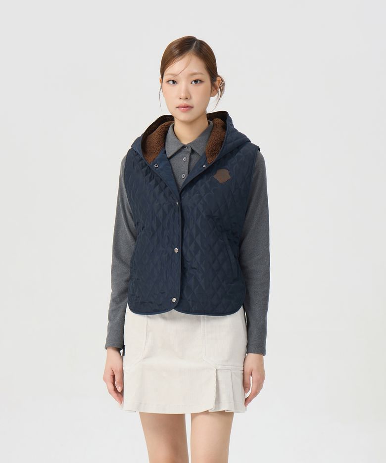 (여성) Quilted Hood Bib G5VAW26202NYX