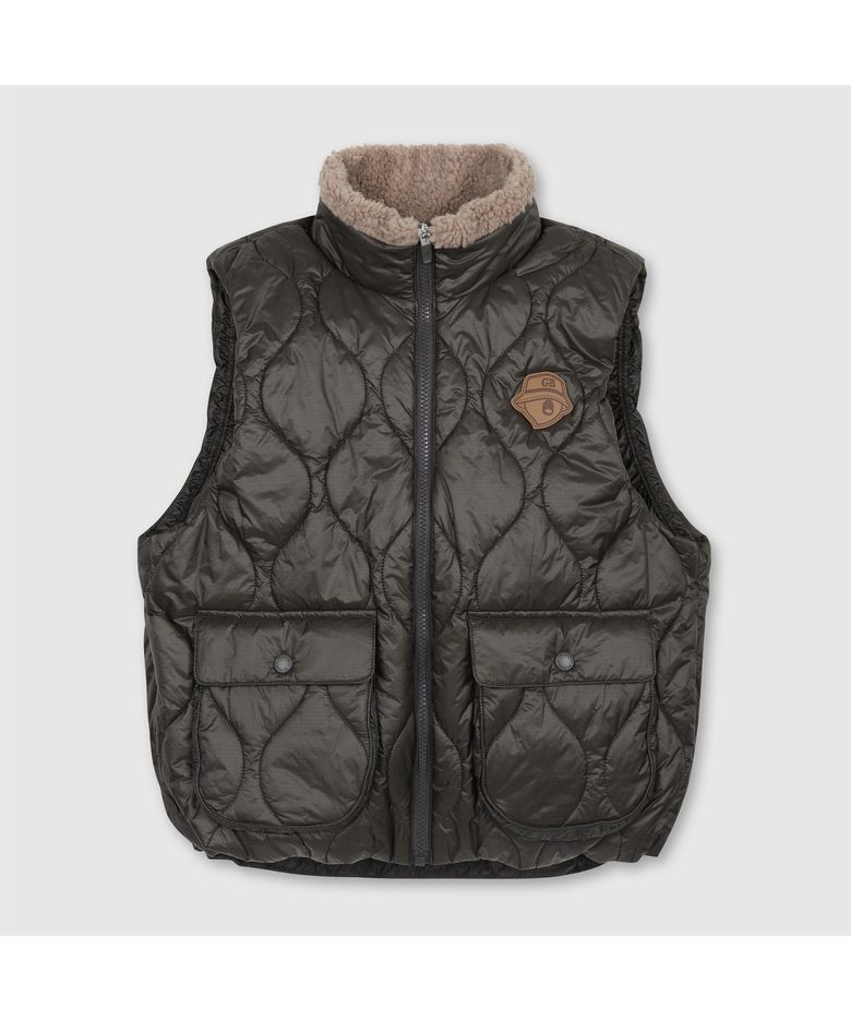 (여성) Back Graphic Quilted Vest G5VAW26201GRX