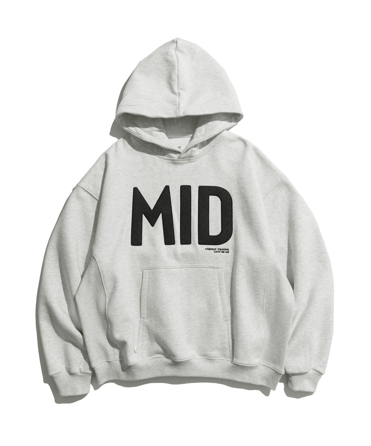 미드업데이트(MIDUPDATE) Varsity Block Graphic Hoodie_GR