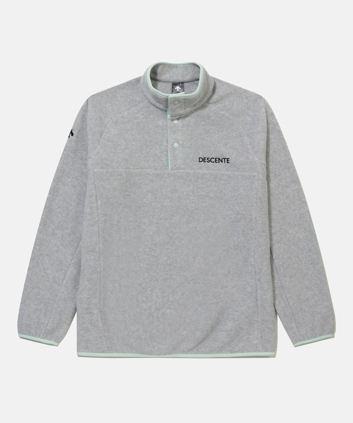 데상트(DESCENTE) 마이크로플리스 아노락 헤더 그레이 SR423UANN1