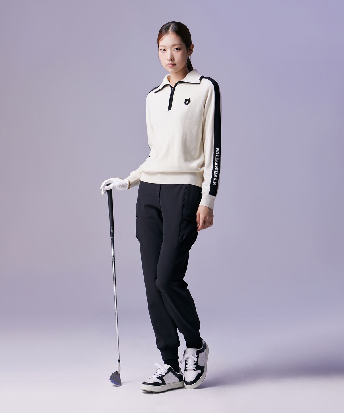 골든베어(GOLDEN BEAR) (여성) Brushed Back Cargo Jogger Pants G5PAW26205BKX