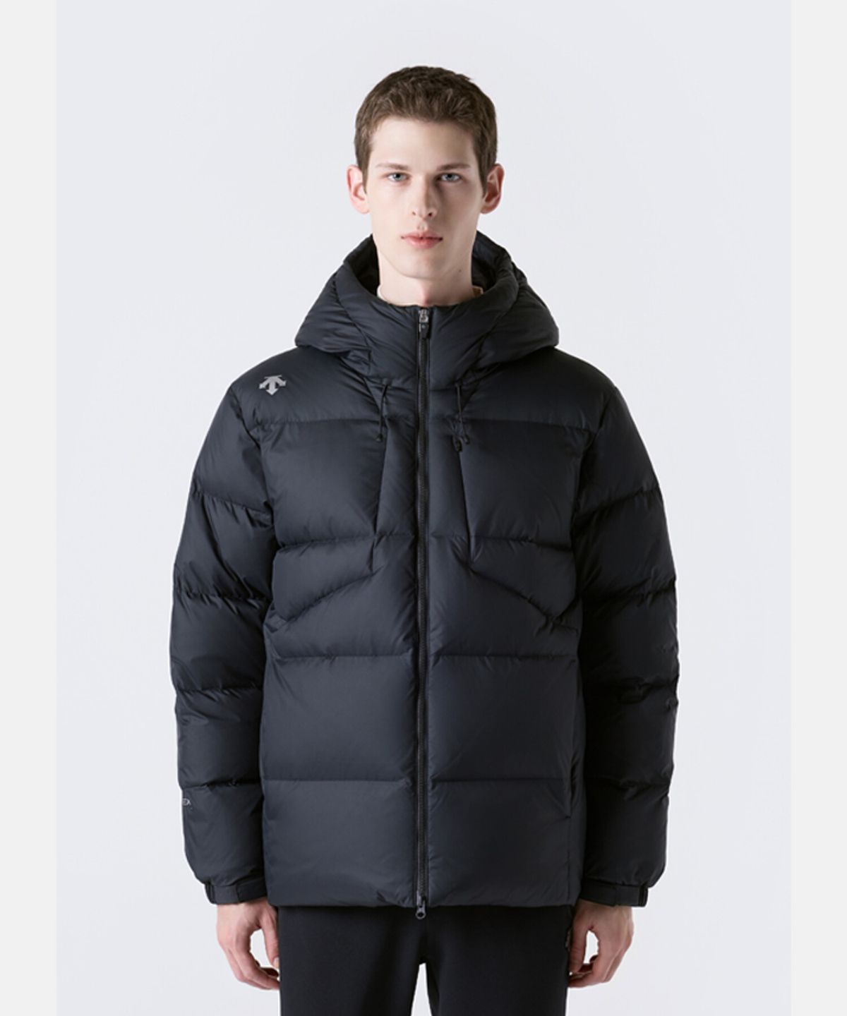 데상트(DESCENTE) 캐논 중경량 퍼텍스 다운 자켓 블랙 SR323SDJ94