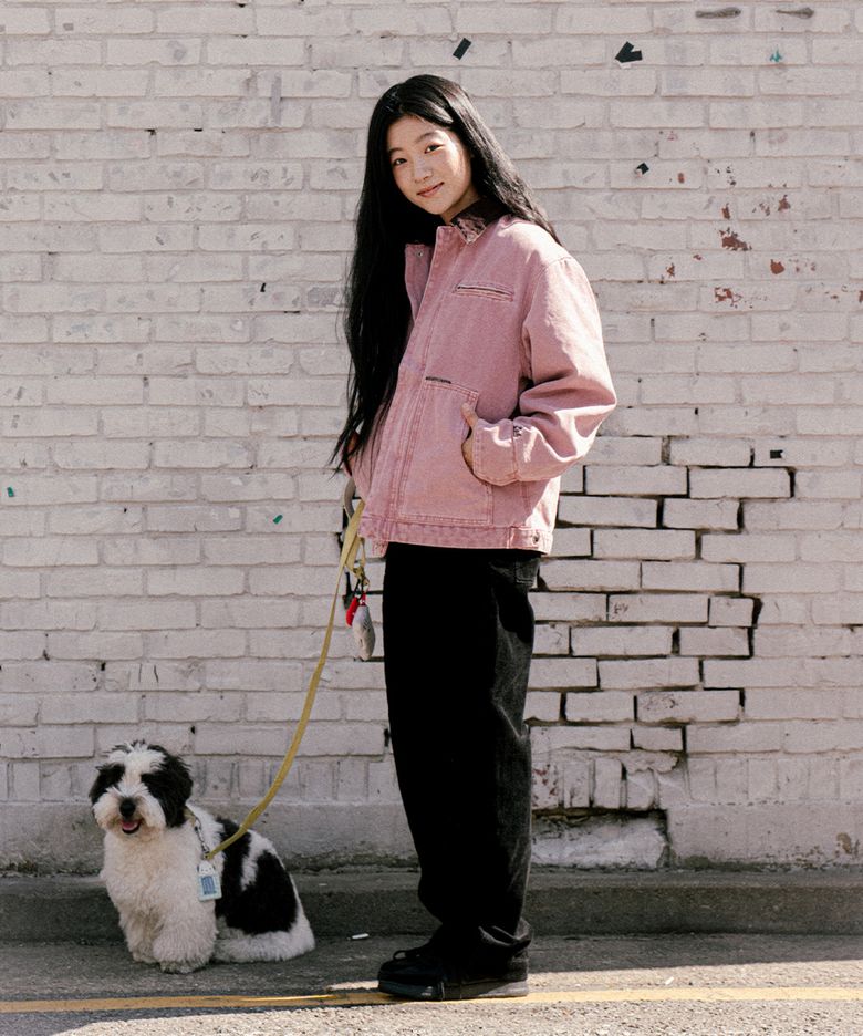 PIGMENT WORK JACKET_PINK