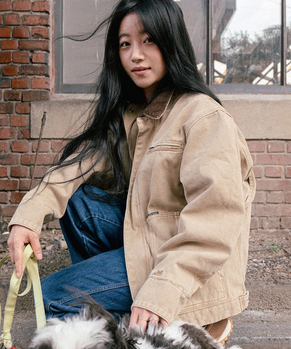 이피티(EPT) PIGMENT WORK JACKET_BEIGE