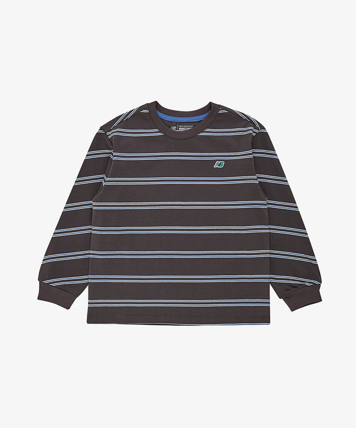 뉴발란스 키즈(NEWBALANCEKIDS) 라운드넥 스트라이프 긴팔티 (16수) NK9BG4907U60