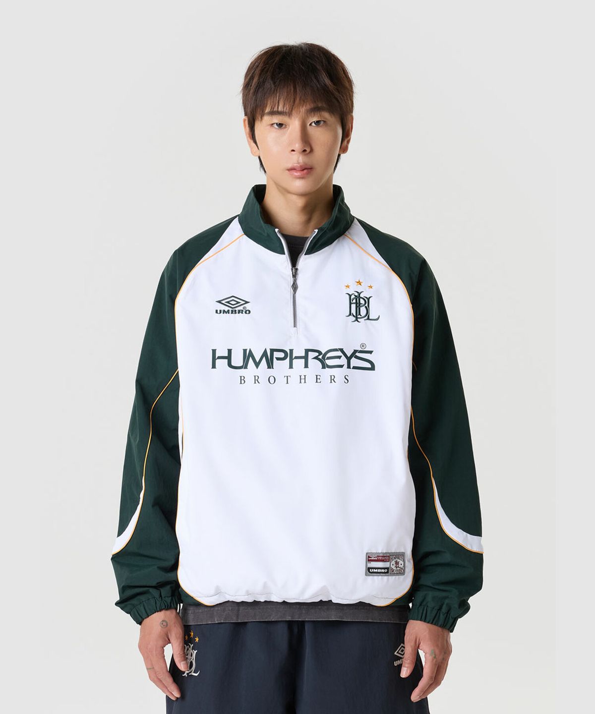 엄브로(UMBRO) HBL 네오 브릿 스탠넥 아노락 그린 UR321CWT96