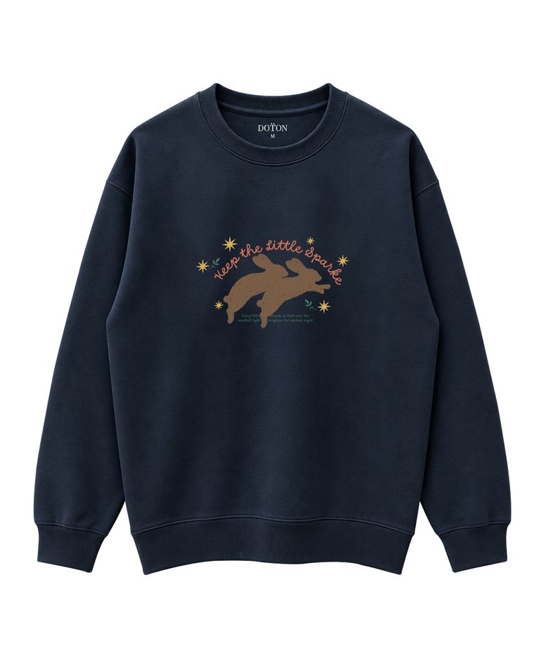 KEEP THE SPARK SWEATSHIRT (Navy)