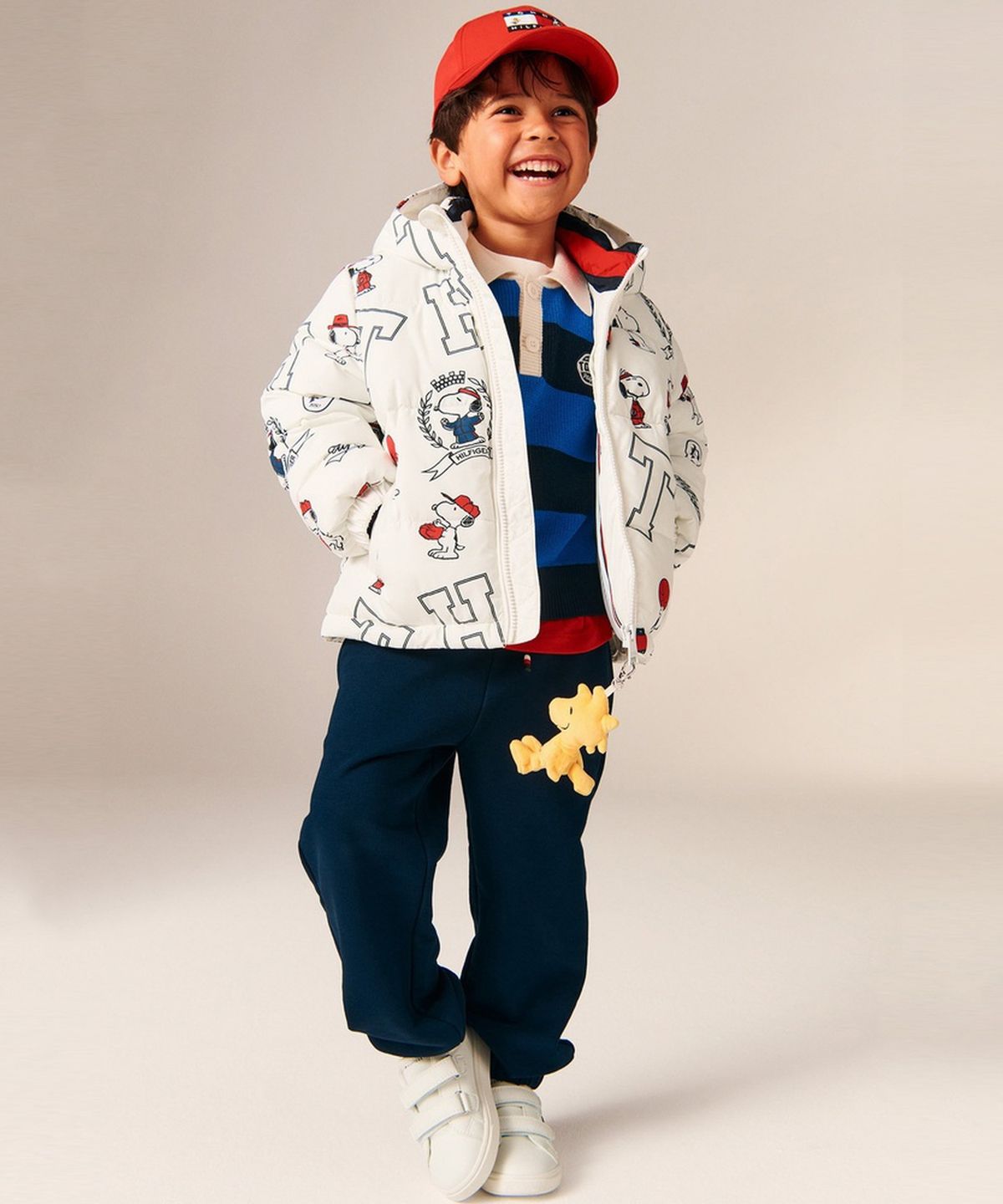 타미힐피거 키즈(TOMMY HILFIGER KIDS) 피너츠 푸퍼 재킷