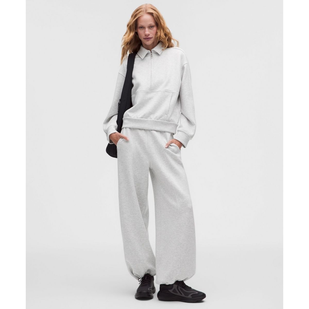 룰루레몬(LULULEMON) 스무드 스페이서 하이라이즈 와이드 레그 팬츠 *레귤러  HCUG