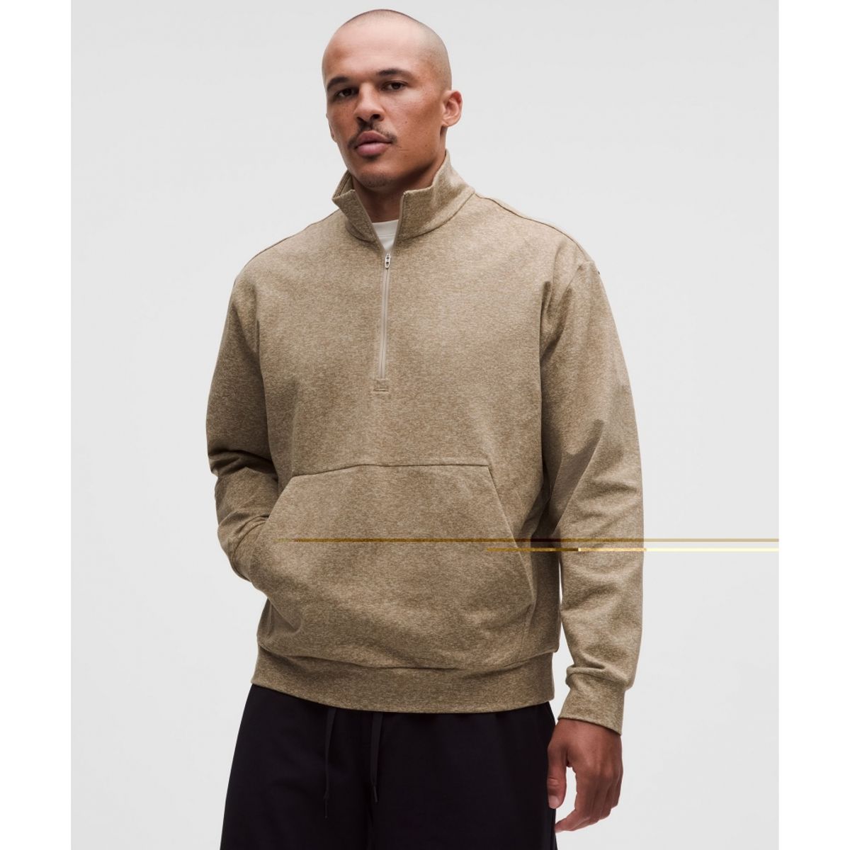 룰루레몬(LULULEMON) 헤비웨이트 소프트 저지 하프집  HRMC HOTA