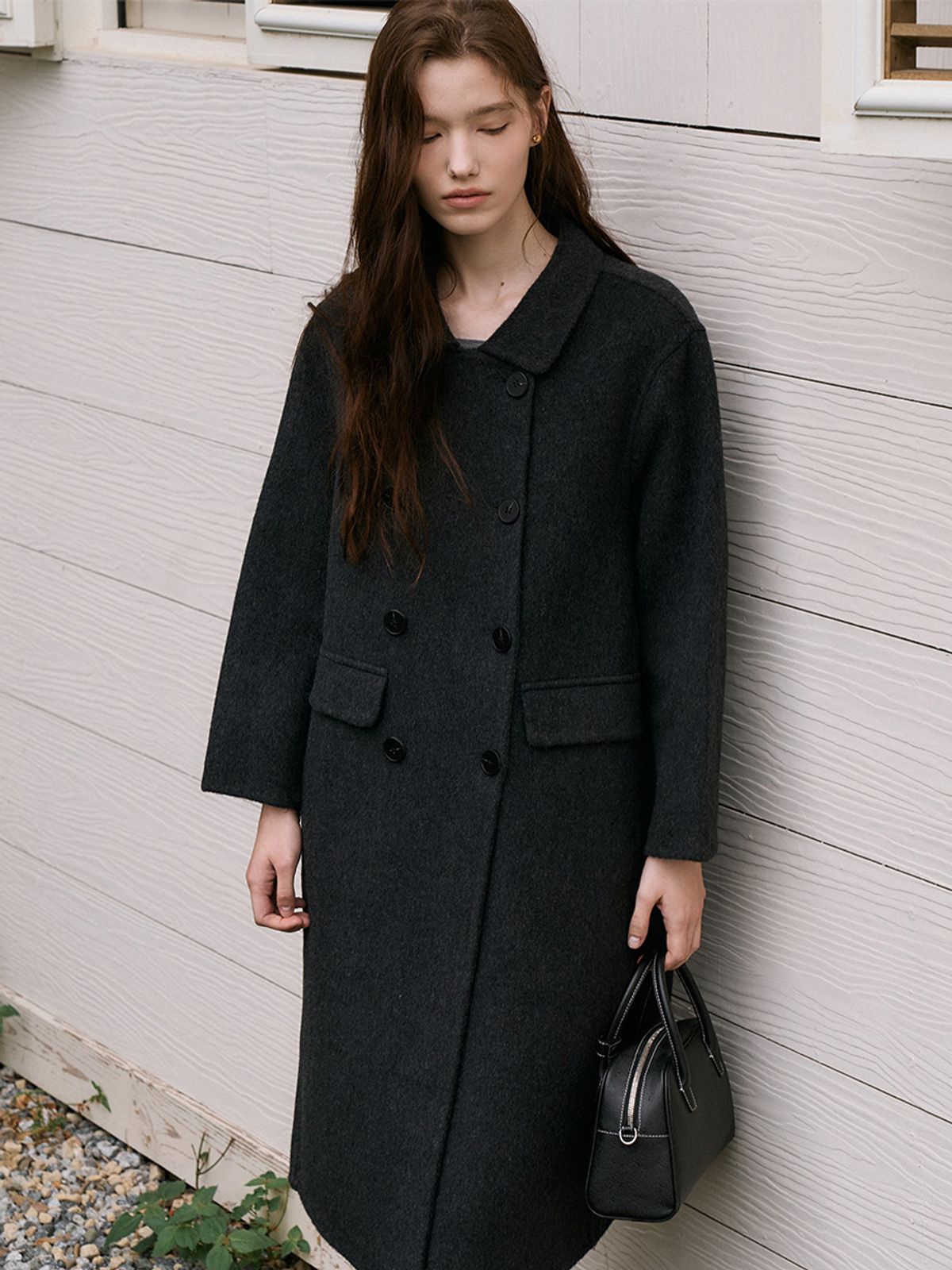 안젤로비안코(ANGELO BIANCO) Oren Double Handmade Coat (2color) 오렌 더블 핸드메이드 코트