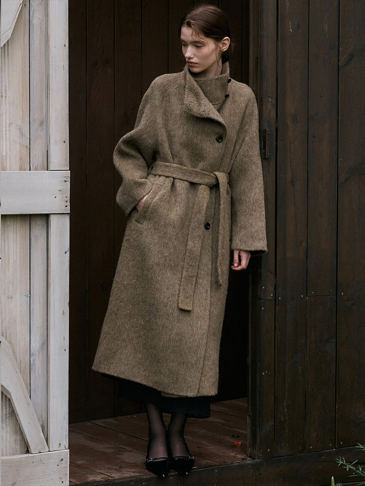 안젤로비안코(ANGELO BIANCO) Noe Handmade Coat (2color) 노에 핸드메이드 코트