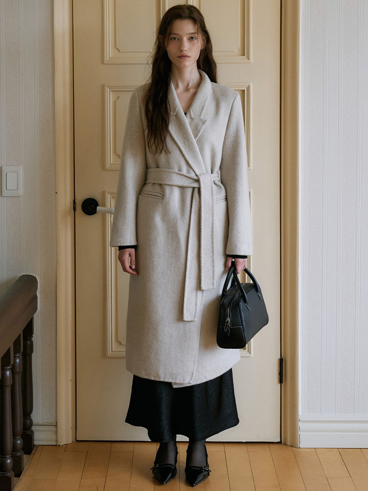 안젤로비안코(ANGELO BIANCO) Soli Handmade Coat (3color) 솔리 핸드메이드 코트