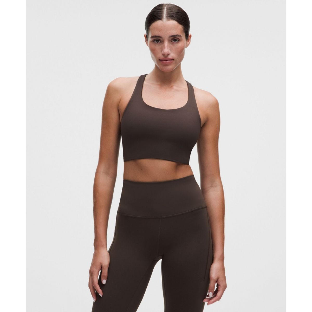 룰루레몬(LULULEMON) 에너지 롱라인 브라 미디엄 서포트, B–D컵 *에볼브