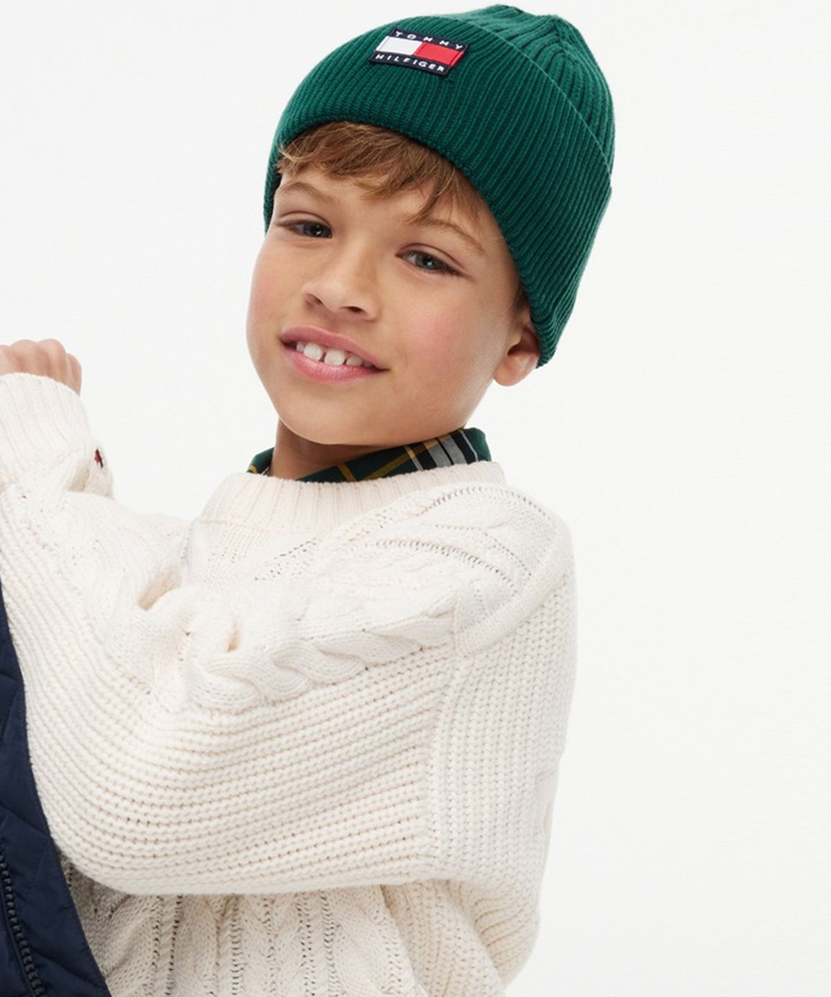 타미힐피거 키즈(TOMMY HILFIGER KIDS) 헤리티지 플래그 비니