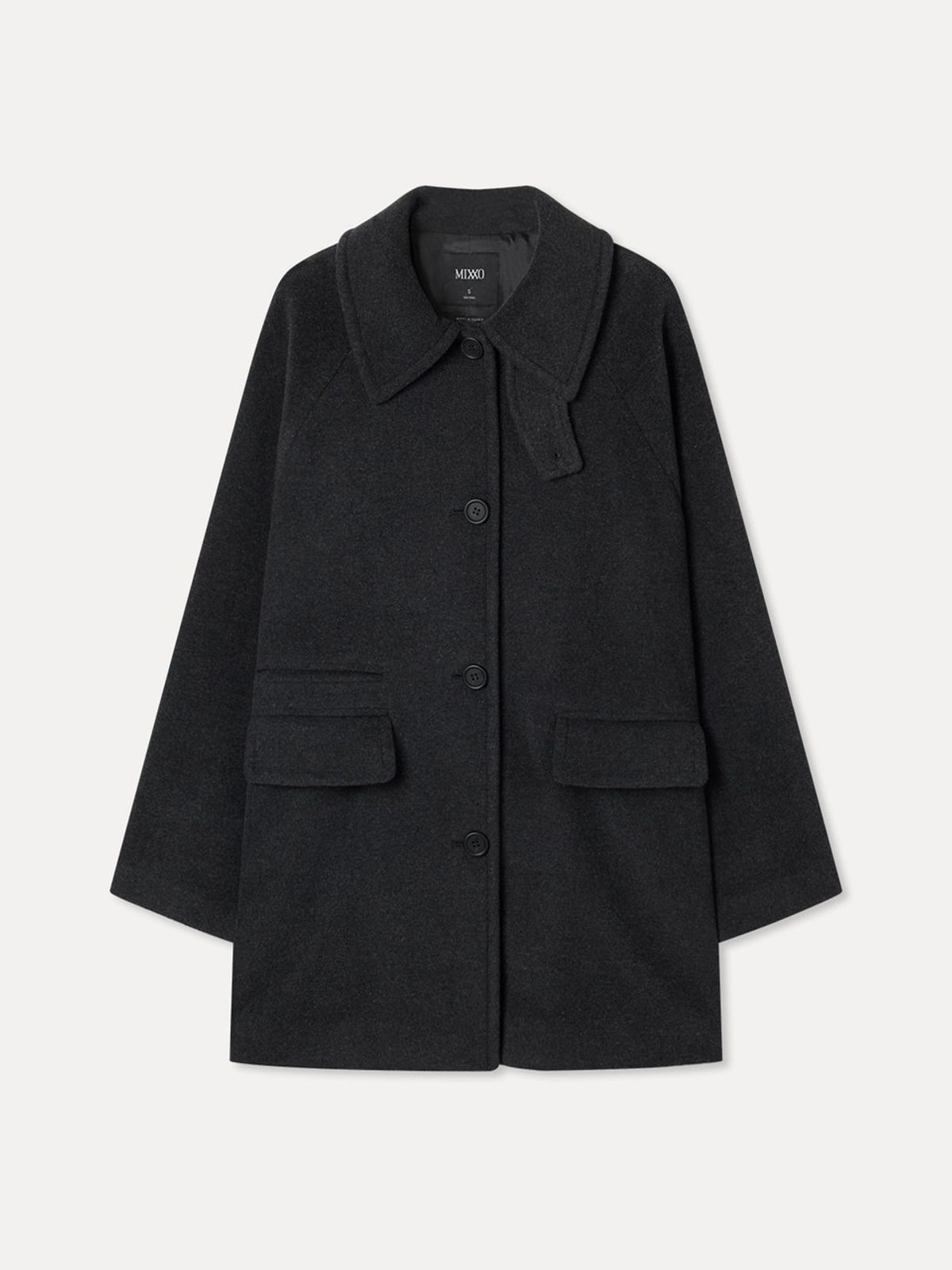미쏘(MIXXO) 울블렌디드 하프코트_MIWJHGVB01