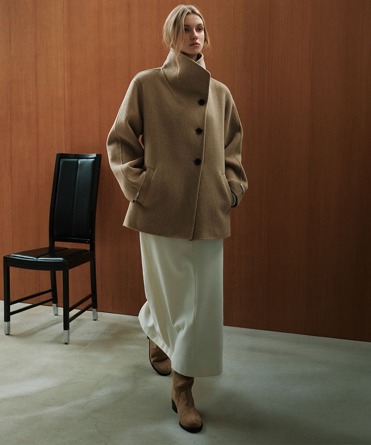 미쏘(MIXXO) 기모 H라인 롱스커트_MIWWHGV11B