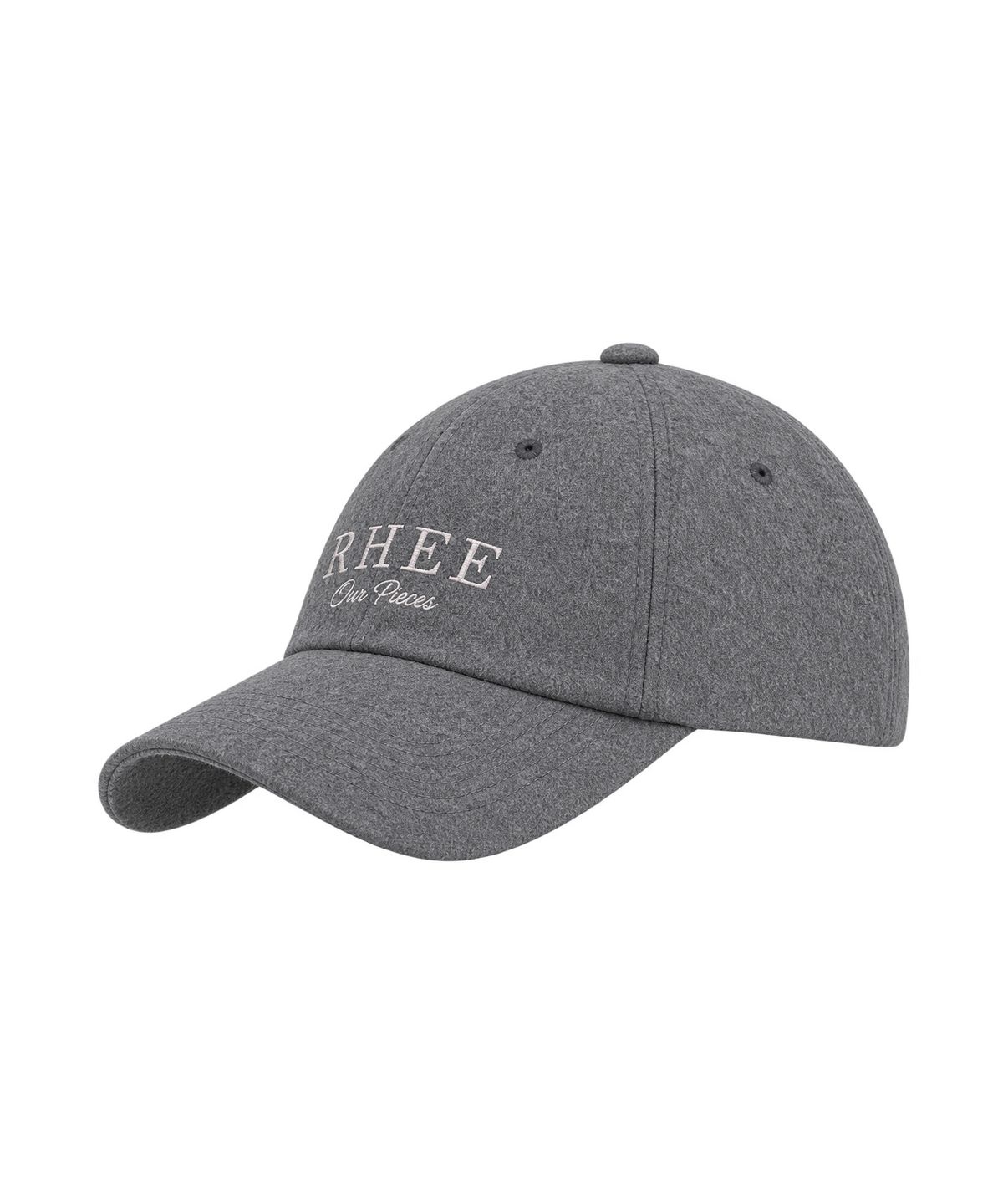 리이(RE RHEE) WOOL BALL CAP MELANGE GRAY