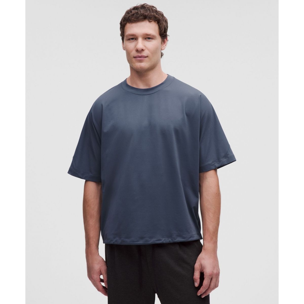 룰루레몬(LULULEMON) 소프트 저지 신치 헴 오버사이즈드 요가 티셔츠  DDND