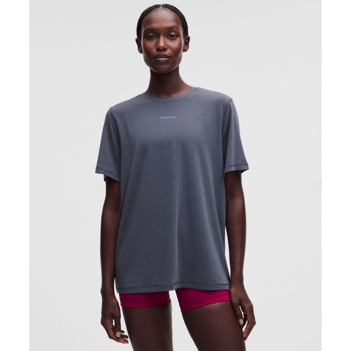 룰루레몬(LULULEMON) 저지 트레이닝 숏슬리브 셔츠 *워드마크  DDND
