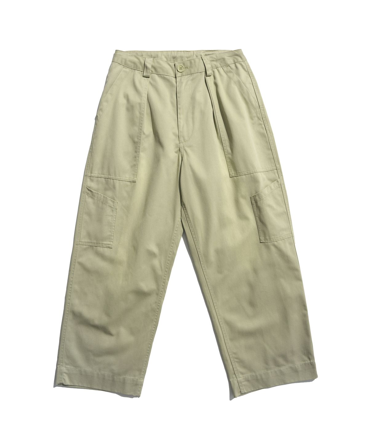 미드업데이트(MIDUPDATE) Single Pleated Utility Trousers_BE