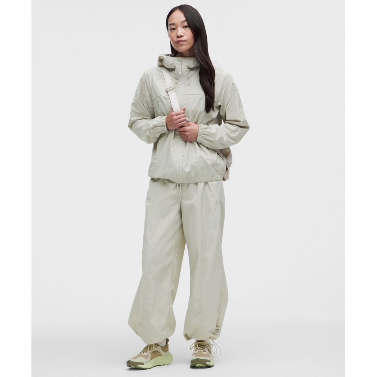 룰루레몬(LULULEMON) UV 프로텍티브 신치 헴 미드라이즈 라인드 팬츠 *아시아 핏  MHAZ