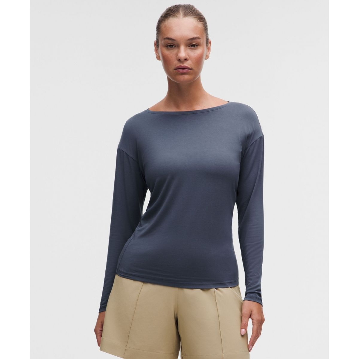 룰루레몬(LULULEMON) 실키어필 힙 렝스 롱슬리브 셔츠  DDND