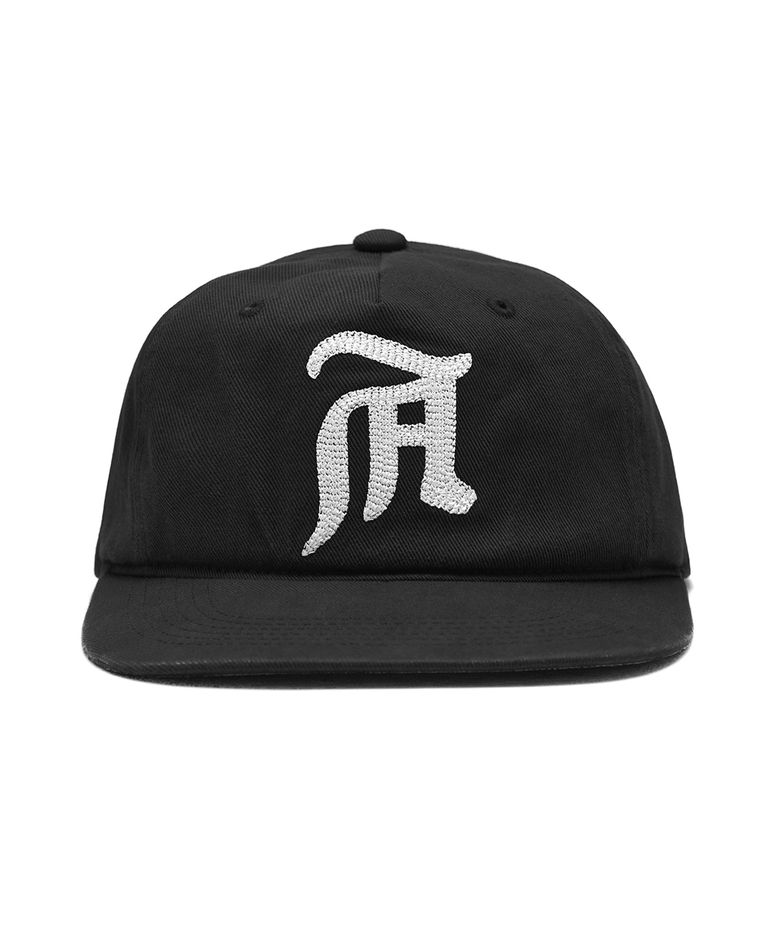 FA Chain 5Panel Washed Cap Black