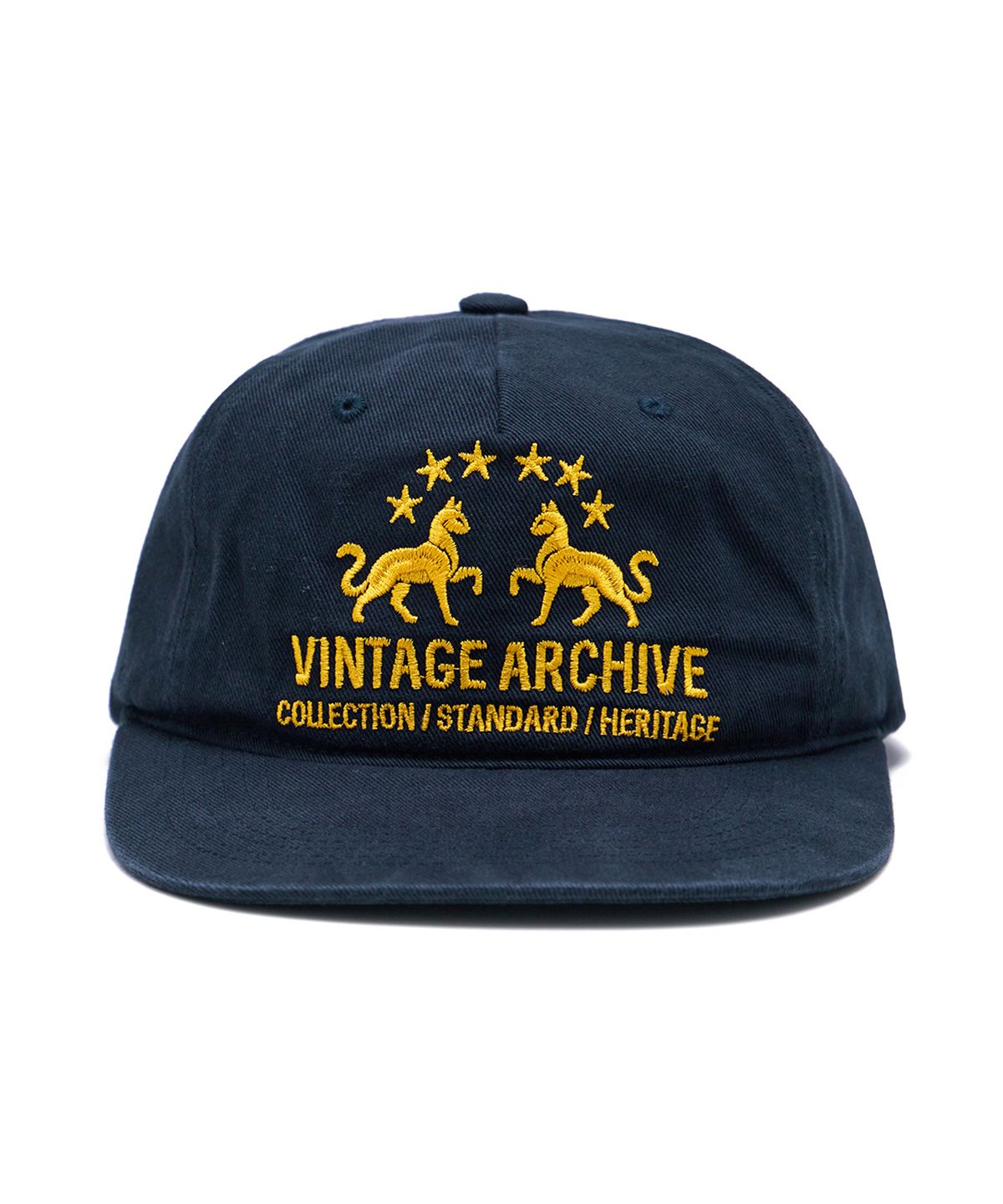 패슬(FASTLE) Twin Cat 5Panel Washed Cap Dark Navy