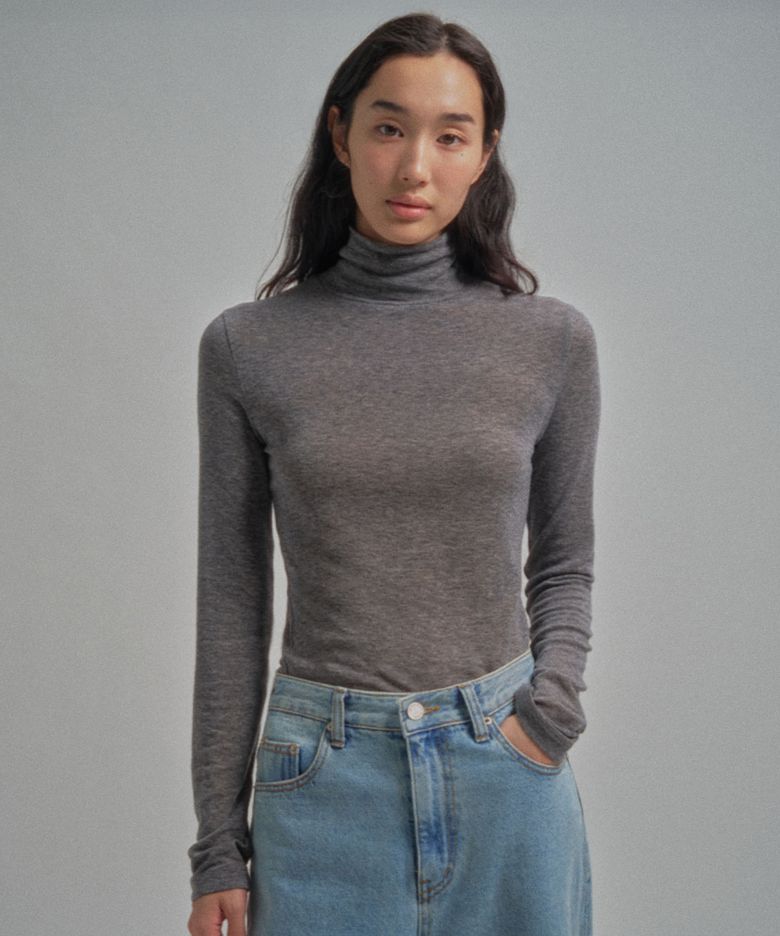 SHEERLY TURTLE TEE_GREY