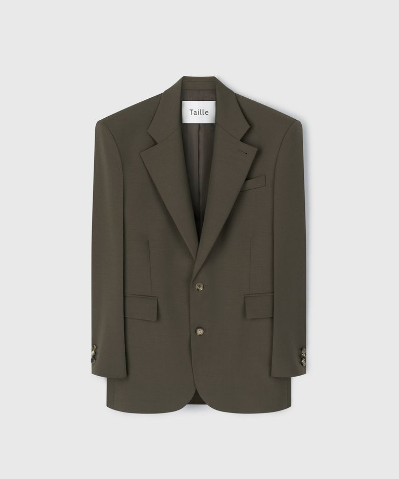 COLINE TAILORED JACKET DARK CEDAR
