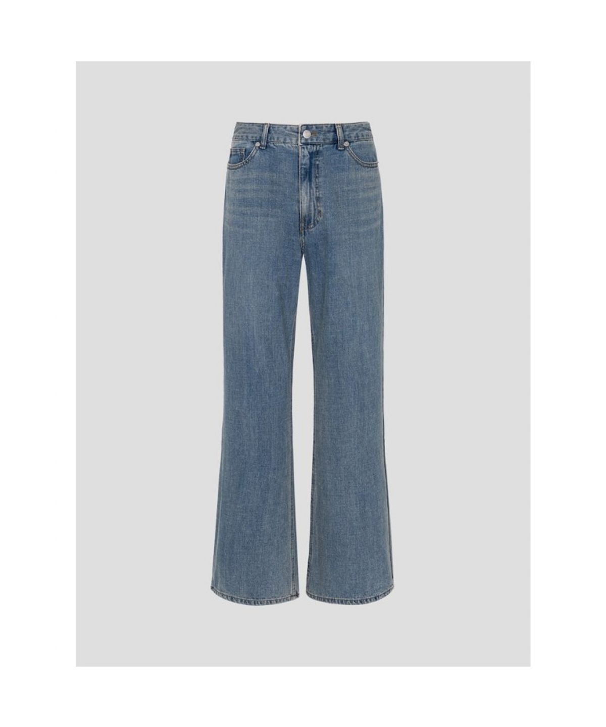 빈폴 레이디스(BEANPOLE LADIES) [Essential] 부츠컷 기모 데님 팬츠  블루 (BF6921E04P)