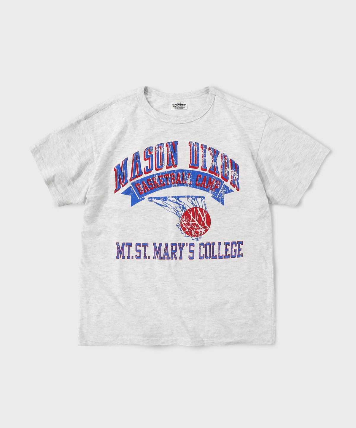 굿니스(GOODNIES) BASKETBALL CAMP Number T-Shirt