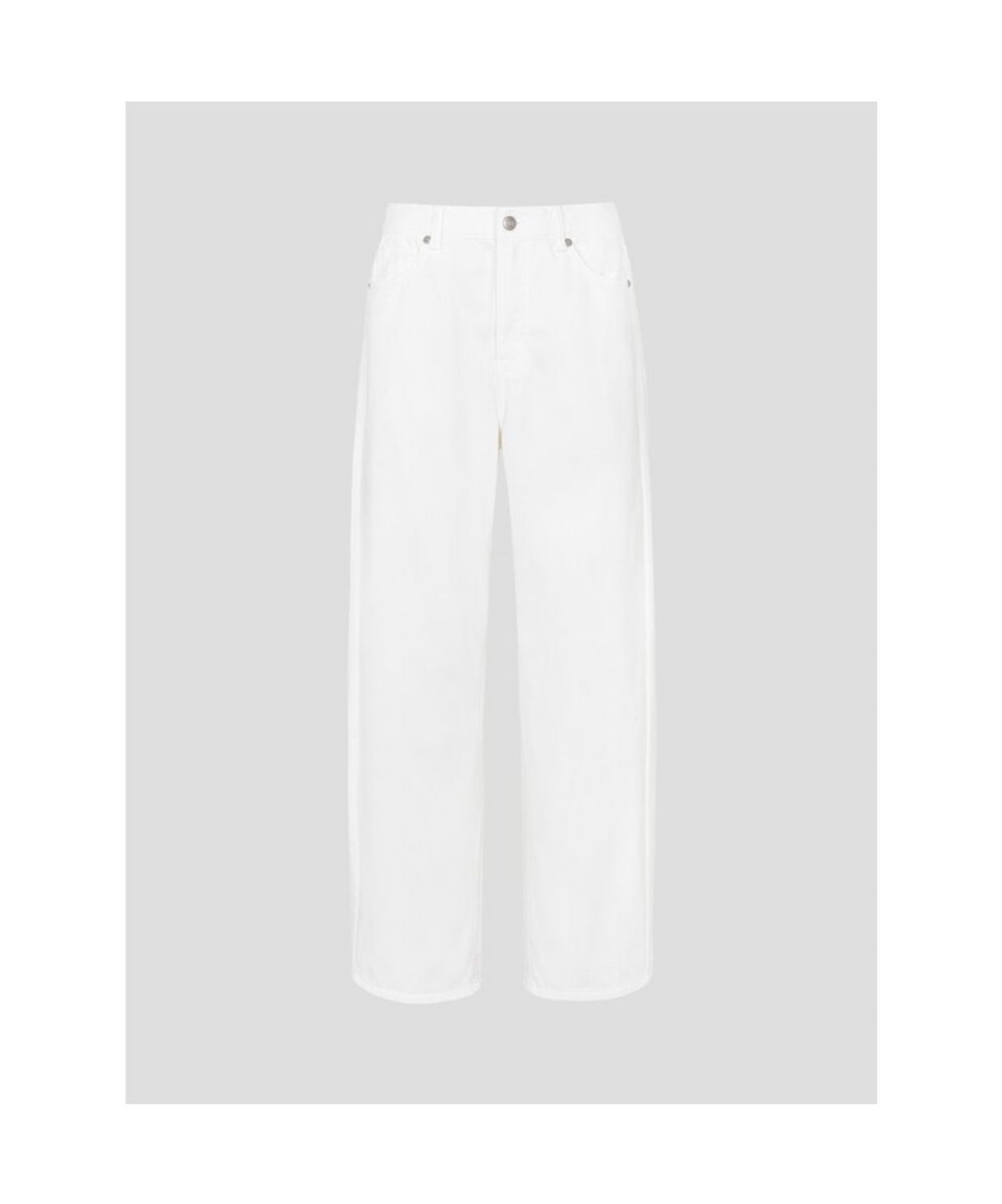 빈폴 레이디스(BEANPOLE LADIES) 기모 데님 커브드 팬츠  화이트 (BF6921C731)
