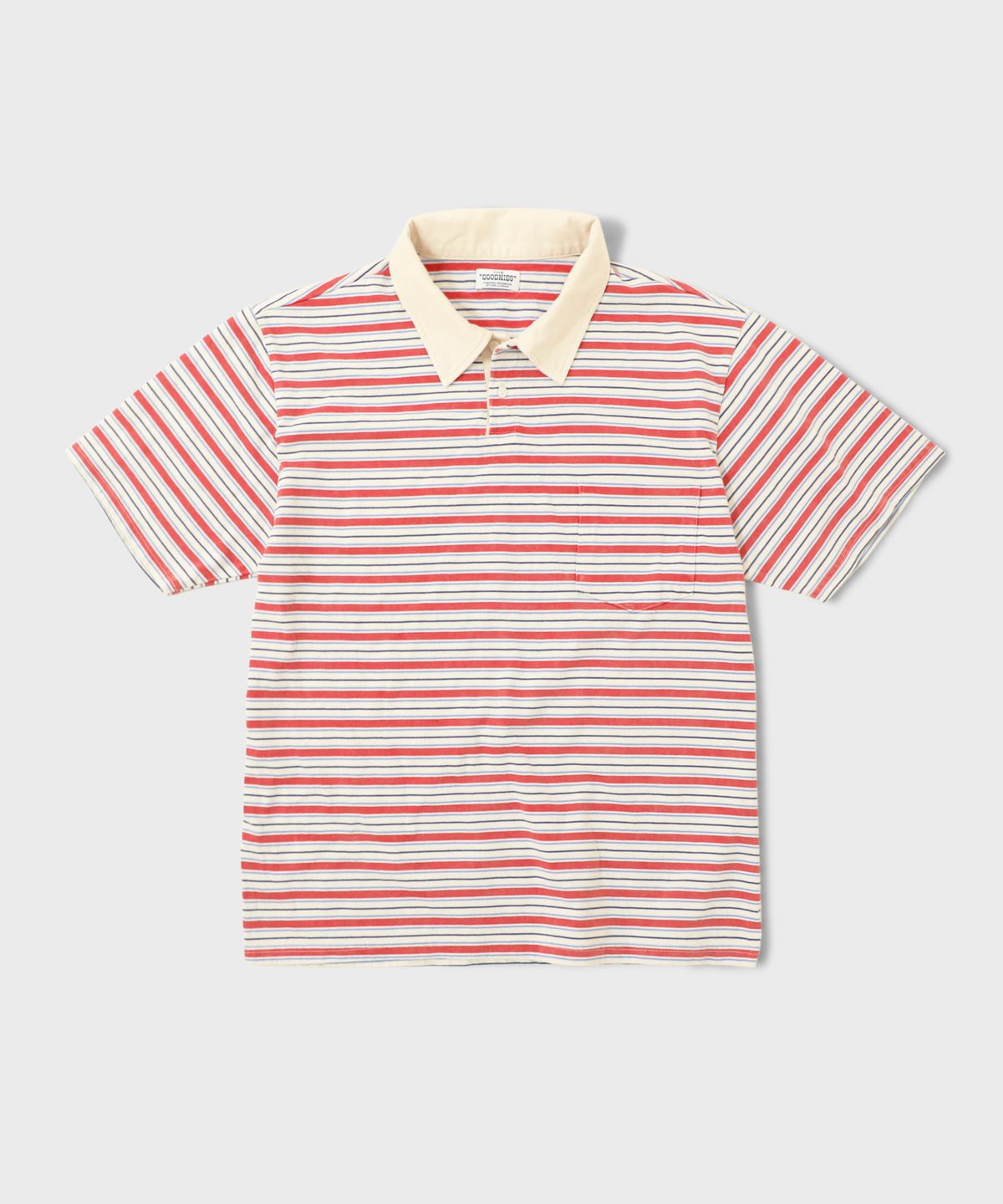 굿니스(GOODNIES) Vintage Border Collar T-shirt.01