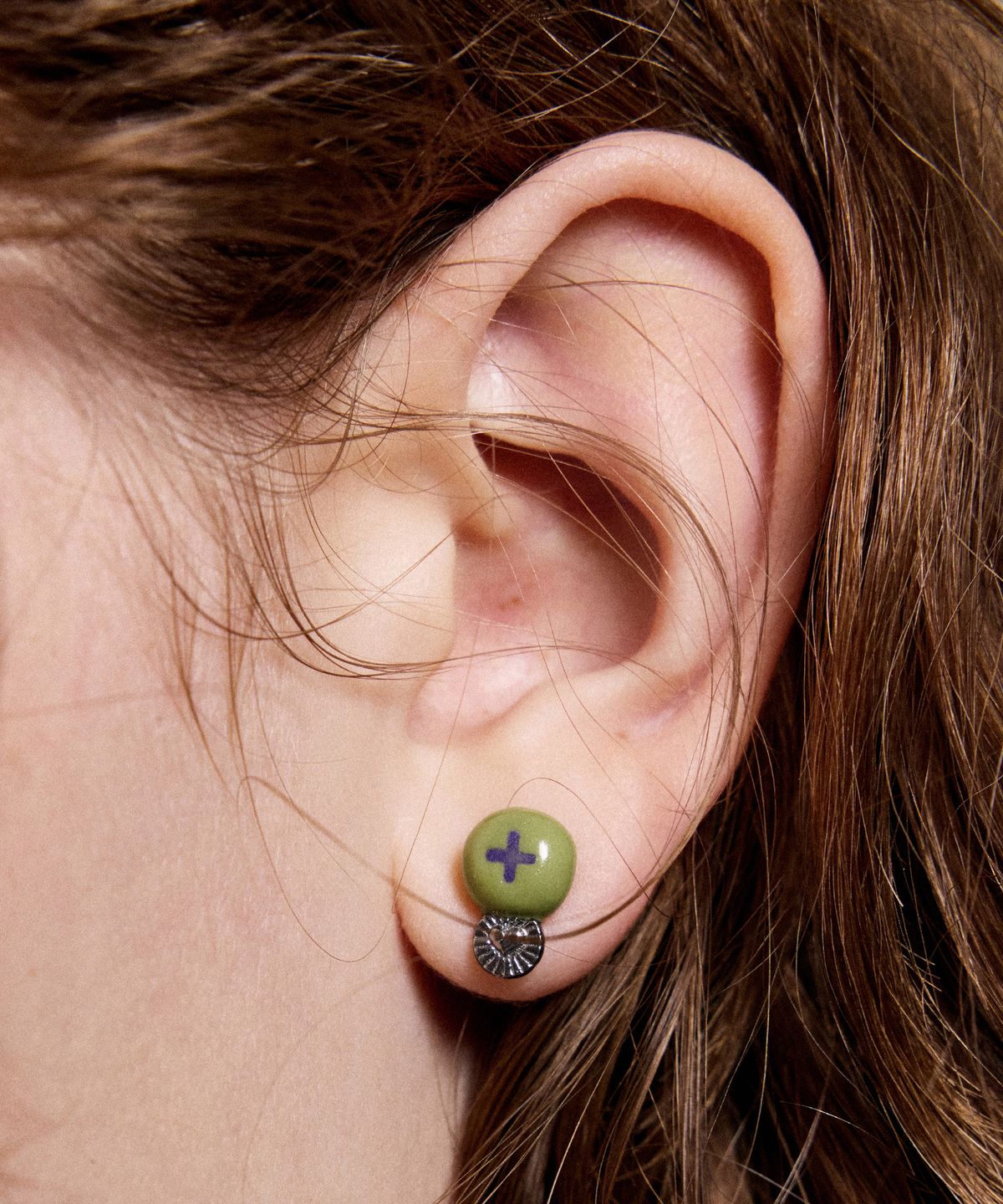 엔프프(NFF) muscat earrings-green