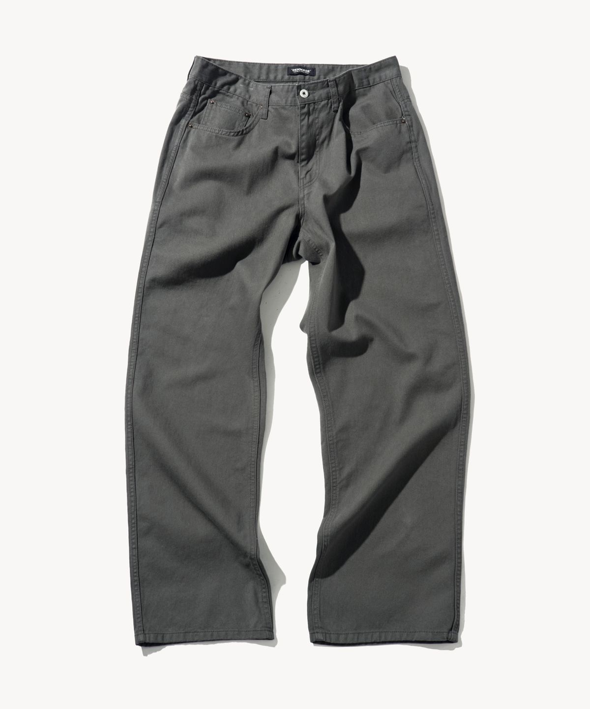 덴메이드(DENMADE) DEN763 Raw Routine Wide Chino (Mud)