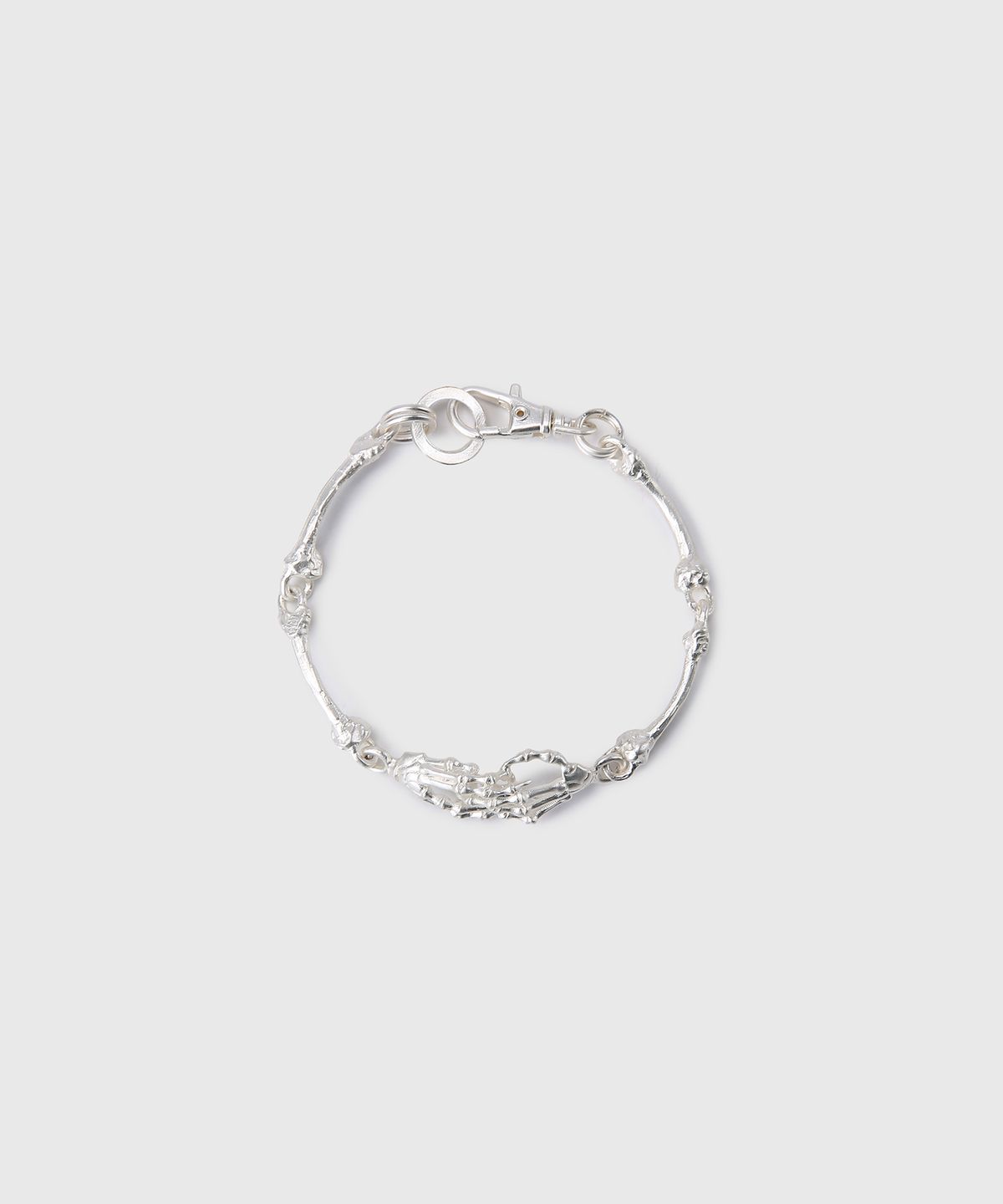 다이브인(DIVEIN) [DIVEIN X DAMONS YEAR] SKELETON BRACELET (MATTE SILVER)